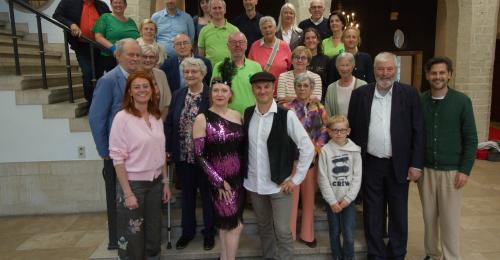 huldiging op het stadhuis